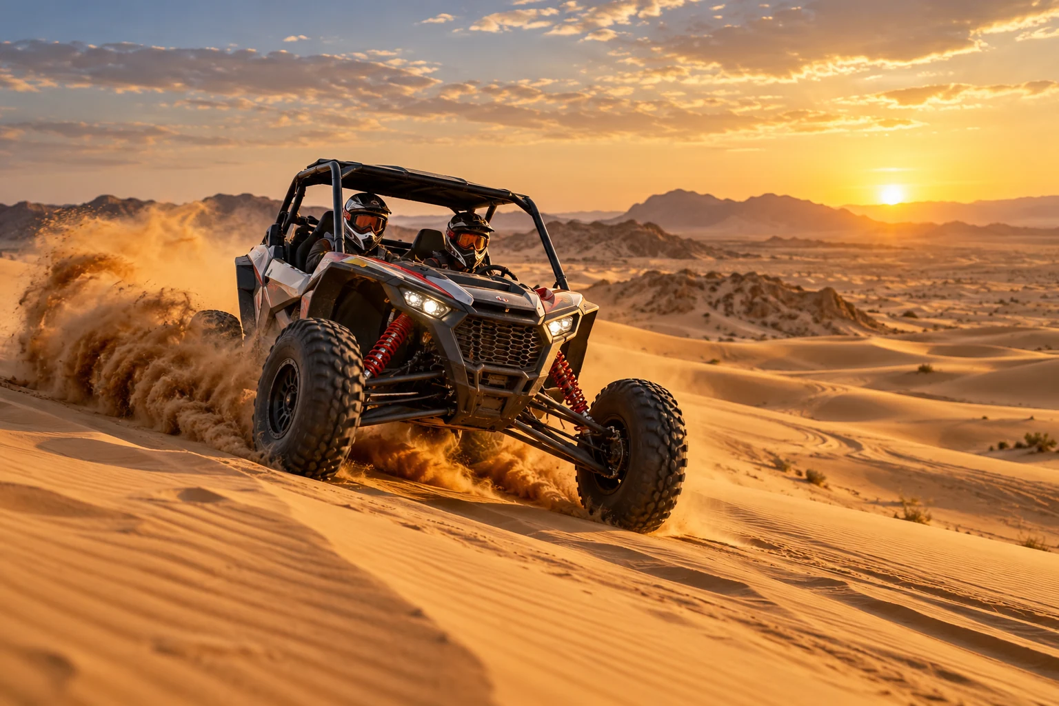 Dune buggy adventure across the Arabian desert